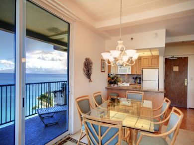 Dining table seats six